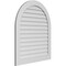 Ekena Millwork Round Top Surface Mount PVC Gable Vent: Non-Functional, w/ 3-1/2"W x 1"P Standard Frame, 36"W x 42"H GVPRT36X4201SN - alternate 5